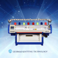 double system computer flat knitting machines with comb